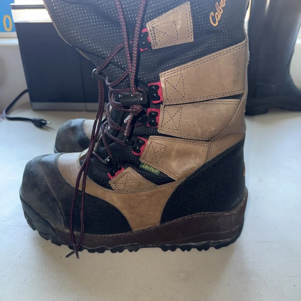 Cabela's trans Alaska insulated dry plus waterproof pac boots men's Size 12D